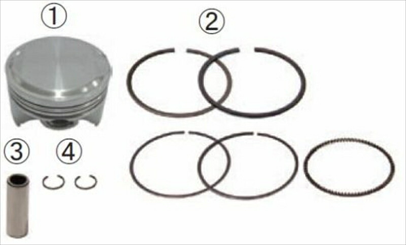 【5日前後で発送】バイクパーツ SP TAKEGAWA(スペシャルパーツタケガワ) PISTON KIT 01-02-0172 4514162293614