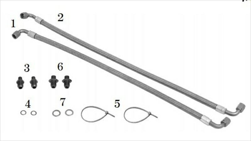 バイクパーツ SP TAKEGAWA(スペシャルパーツタケガワ) Allegri Hose Kit 09-07-0054 4514162127728