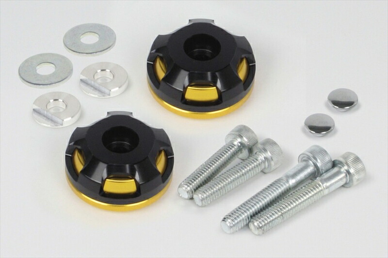 バイクパーツ SP TAKEGAWA(SP武川) 2ピースバーエンド GLD/BLK 06-01-0394 4514162238936