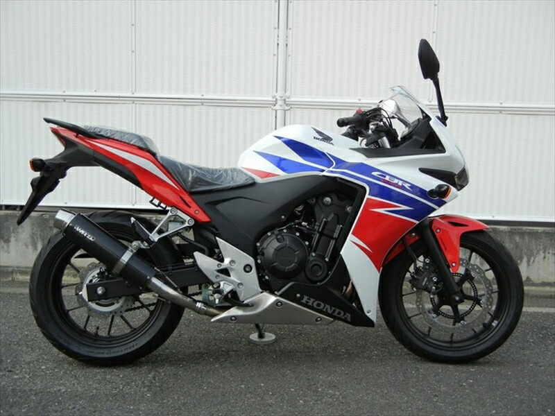 マフラー ダブルアールズ WR`S S O ラウンドカーボンサイレンサー CBR400R CB400F 400X 13-15(EBL-NC47) BC1420JM 4548664951208 取寄品｜バイク用品はとやグループ2号店