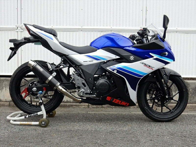 マフラー ダブルアールズ WR`S S O ラウンドカーボンサイレンサー GSX250R 17-(2BK-DN11A) BC3220JM 4549950529705 取寄品｜バイク用品はとやグループ2号店