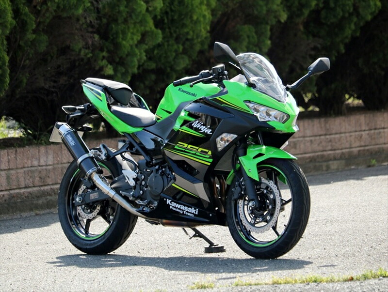 マフラー ダブルアールズ WR`S S O ラウンドカーボンサイレンサー Ninja250 18-(2BK-EX250P) BC4270JM 4550255078621 取寄品｜バイク用品はとやグループ2号店