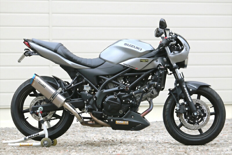SV650X ABS WR'S SS-OVALタイプスリップオンマフラー Webike | WR'S ダブルアールズ SS-OVALタイプ スリップオン
