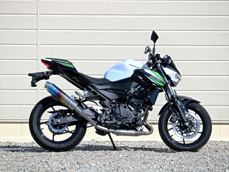 マフラー ダブルアールズ WR`S S O ラウンド焼き色チタンサイレンサー Z250 19-(2BK-EX250P) Z400(2BL-EX400G 8BL-EX400L) BK4275JM 4550255384098 取寄品|バイク用品はとやグループ2号店
