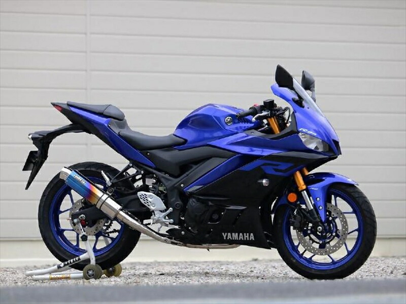 YZF-R25 WR’S マフラー SS-OVALタイプ 焼色チタン Amazon | WR`S S/O SS-OVAL 焼き色タイプ YZF-R25 22-(8BK-RG74J