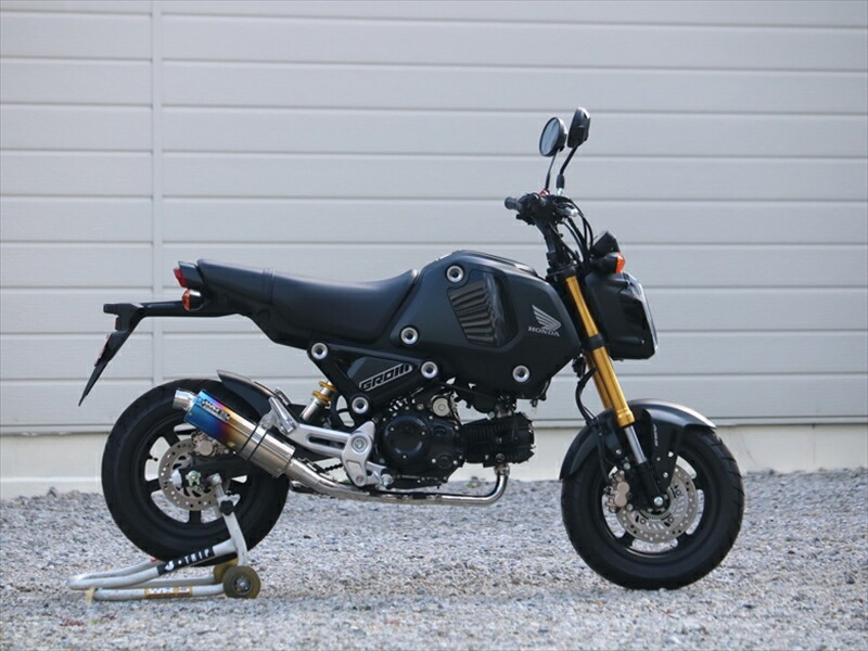楽天市場】GROM（グロム）2BJ-JC92 ショートオーバルフルエキゾースト