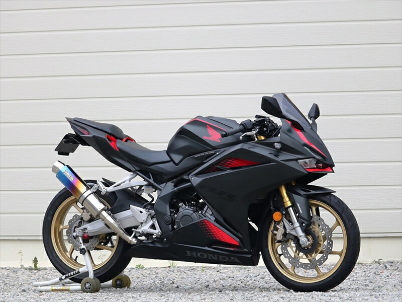 マフラー ダブルアールズ WR`S S Oラウンド焼色チタンサイレンサー CBR250RR 20-(2BK-MC51) BK1240JM 4550255775551 取寄品|バイク用品はとやグループ2号店