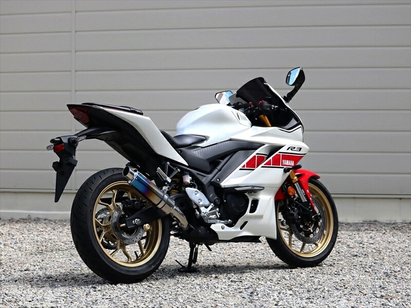 マフラー ダブルアールズ WR`S S O S.O.Vチタン 焼き色タイプ YZF-R3 22-(8BK-RH21J) FV2310JM 4550255801137 取寄品|バイク用品はとやグループ2号店