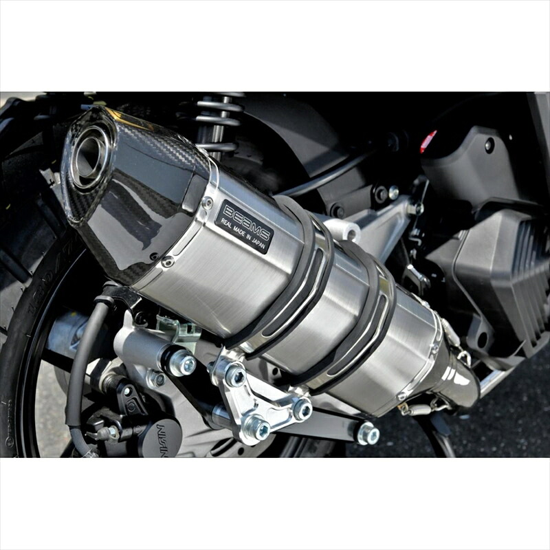 バイクパーツ BEAMS MOTOR COMPANY(ビームスモーターカンパニー) CORSA-EVOIIステンレスサイレンサー G1013-64-000 4582285348252 ADV160 23-25 8BK-KF54