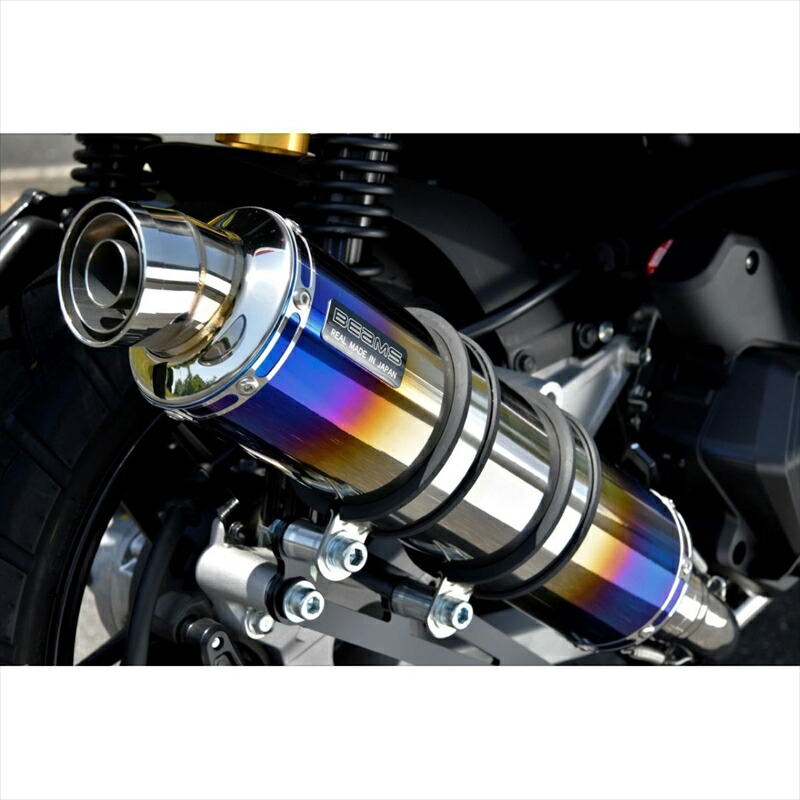 バイクパーツ BEAMS MOTOR COMPANY(ビームスモーターカンパニー) R-EVO ヒートチタンサイレンサー G1013-53-007 4582285348290 ADV160 23-25 8BK-KF54