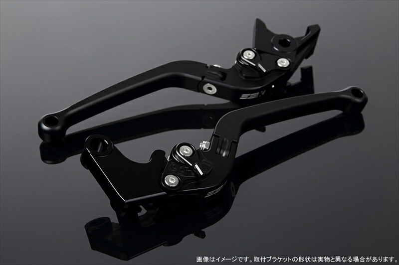 【5日前後で発送】 ハンドル エスエスケイ スピードラ アジャストレバー スタンダード可倒式 Mブラック/Mブラック Monkey125 GROM/MSX125 13-16 CBR250R MC41 LVAM003BK-BK 4589995067534 取寄品