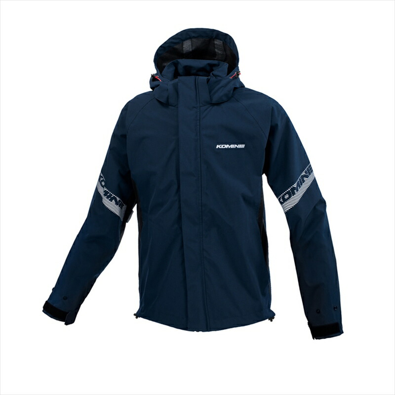 【5日前後で発送】 ウェア コミネ RK-549 BREATHTER 3L RAINジャケット Navy L 03-549 4582611200797 取寄品｜バイク用品はとやグループ2号店