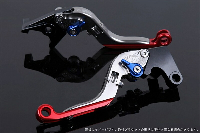 ハンドル エスエスケイ スピードラ アジャストレバー 可倒延長式 チタン/ブルー/レッド モンスター400 04-07 /620 03-06 DU0405776-BERD 4589995548156 取寄品