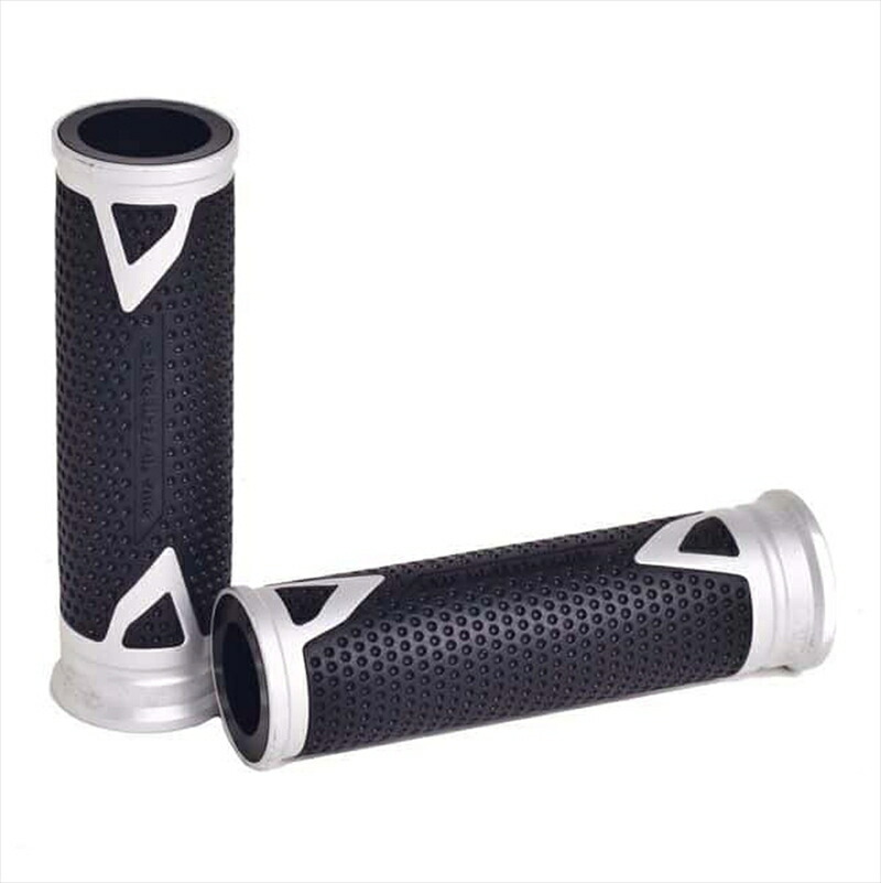 バイクパーツ PUIG(プーチ) HI-TECH RADIKALグリップ 119mm シルバー 6325P 4571415043730