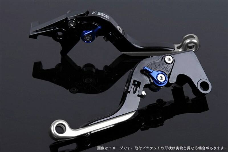 【5日前後で発送】 ハンドル エスエスケイ スピードラ アジャストレバー 可倒延長式 ブラック/ブルー/シルバー ZX-6R 07-17 ZX-10R 06-15 KA0406024-BESR 4589995390069 取寄品