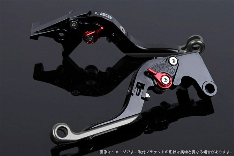 【5日前後で発送】 ハンドル エスエスケイ スピードラ アジャストレバー 可倒延長式 ブラック/レッド/チタン ZX-6R 07-17 ZX-10R 06-15 KA0406024-RDTM 4589995390175 取寄品