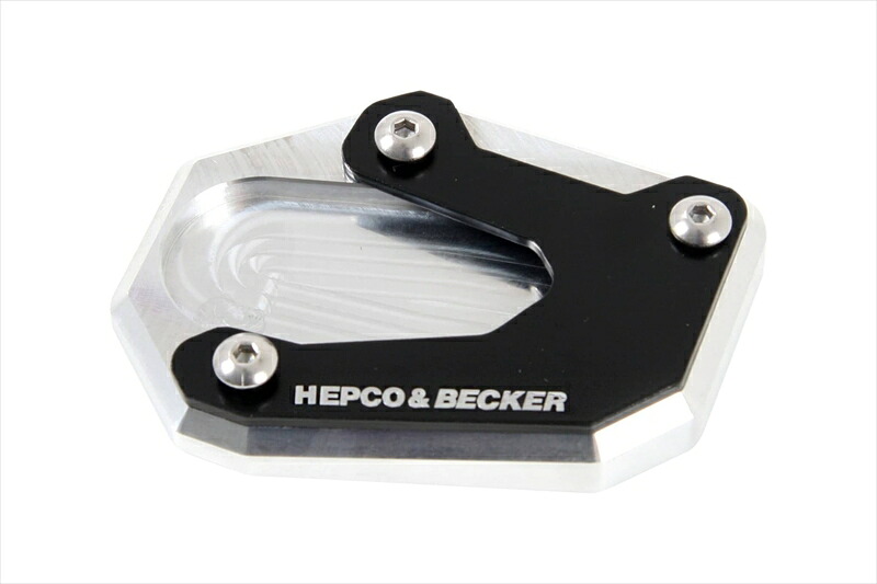 バイクパーツ HEPCO&BECKER(ヘプコアンドベッカー) サイドスタンド エンラージメント 42113548 00 91 4550255928735 V-Strom800/DE 23-25