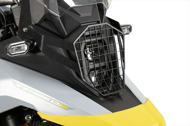 バイクパーツ HEPCO&BECKER(ヘプコアンドベッカー) ヘッドライトグリル ブラック 7003548 00 01 4550255928865 V-Strom800/DE 23-25