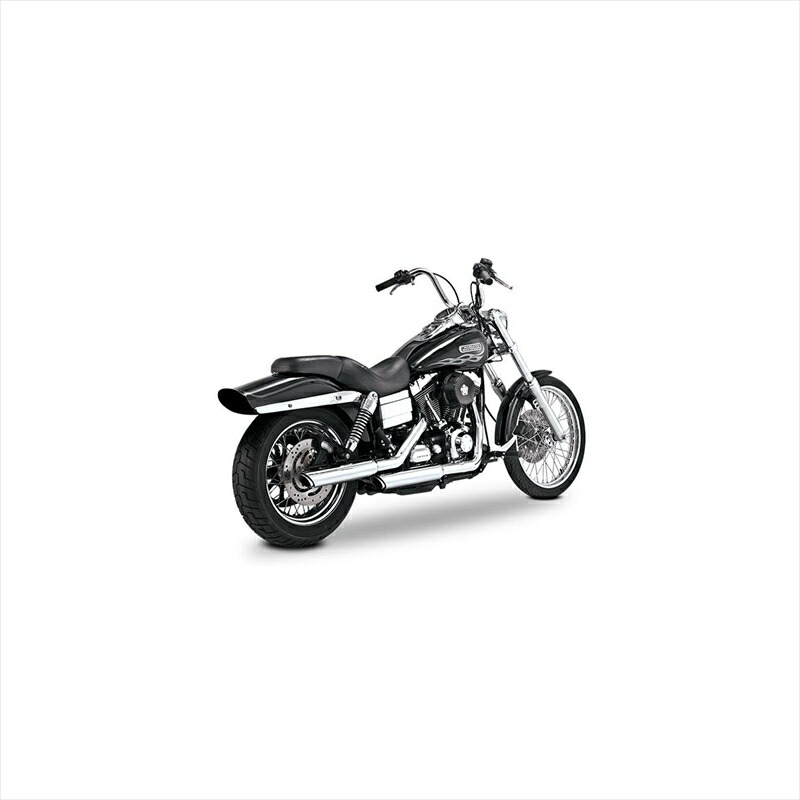 バイクパーツ マフラー バンスアンドハインズ TwinSlash 3in S/O ツインスラッシュ 3インチ スリップオン クローム マフラー 16838 4550255935481 DYNA 91-09