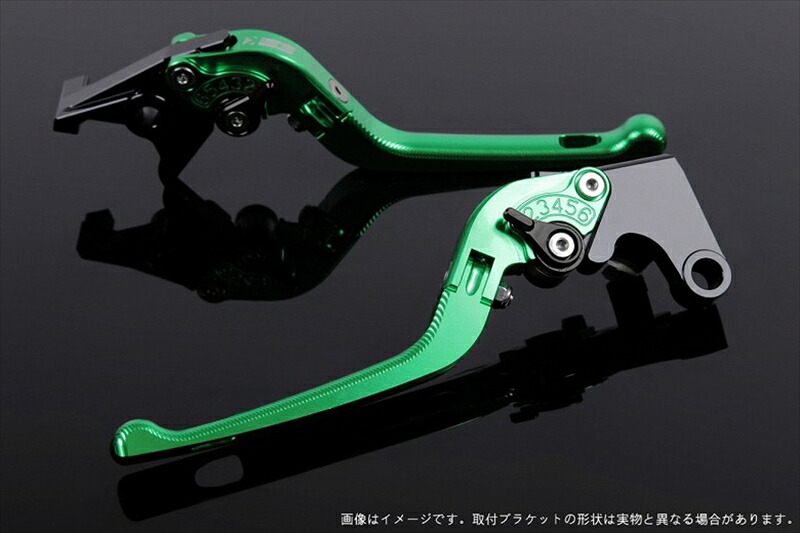 ハンドル エスエスケイ スピードラ アジャストレバー 3D可倒式 グリーン/ブラック NINJA ZX-10R 16-18 KA0406772-BK 4589995305810 取寄品|バイク用品はとやグループ2号店
