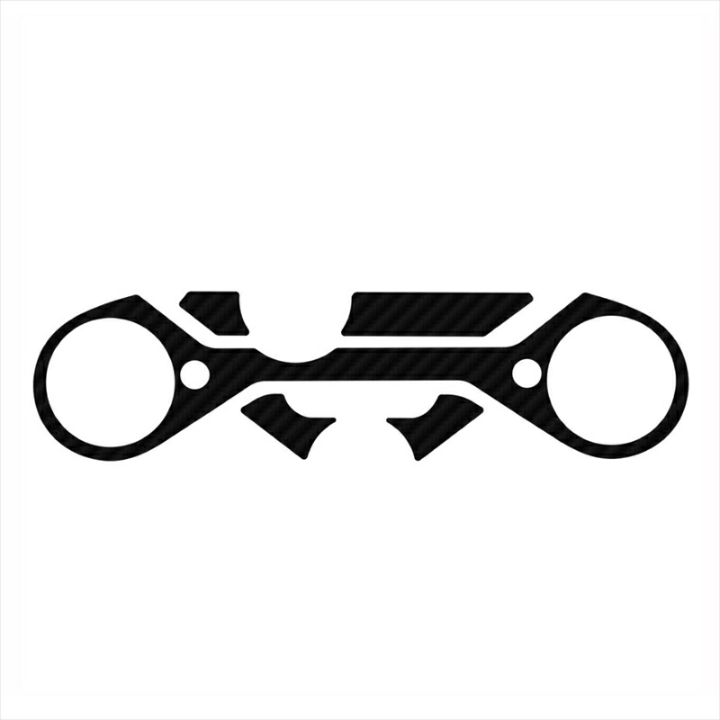 バイクパーツ アクセサリー プーチ トップブリッジプロテクトシール Xtreme 21382C 4571415043310 カーボンプリントRC125 22-23 /RC390 22-23