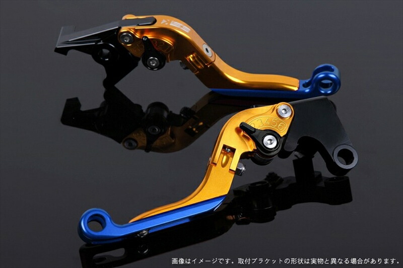 ハンドル エスエスケイ スピードラ アジャストレバー 可倒延長式 ゴールド/ブラック/ブルー Monster 821 HYPERMOTARD 821 DU0405767-BKBE 4589995545971 取寄品｜バイク用品はとやグループ2号店