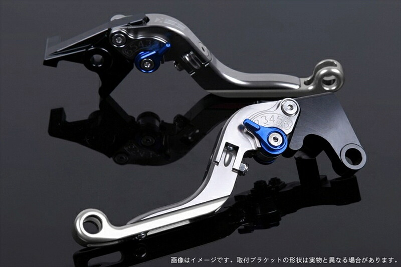 ハンドル エスエスケイ スピードラ アジャストレバー 可倒延長式 チタン/ブルー/シルバー Monster 821 HYPERMOTARD 821 DU0405769-BESR 4589995546657 取寄品
