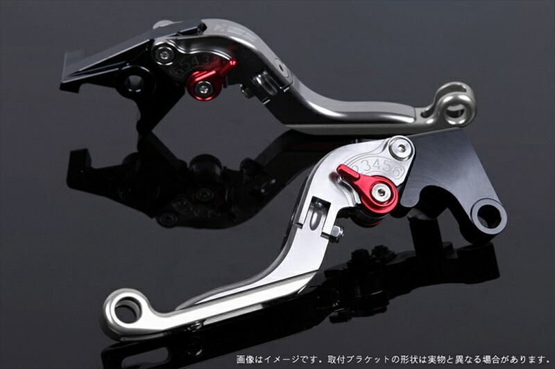 ハンドル エスエスケイ スピードラ アジャストレバー 可倒延長式 チタン/レッド/シルバー Monster 821 HYPERMOTARD 821 DU0405769-RDSR 4589995546725 取寄品