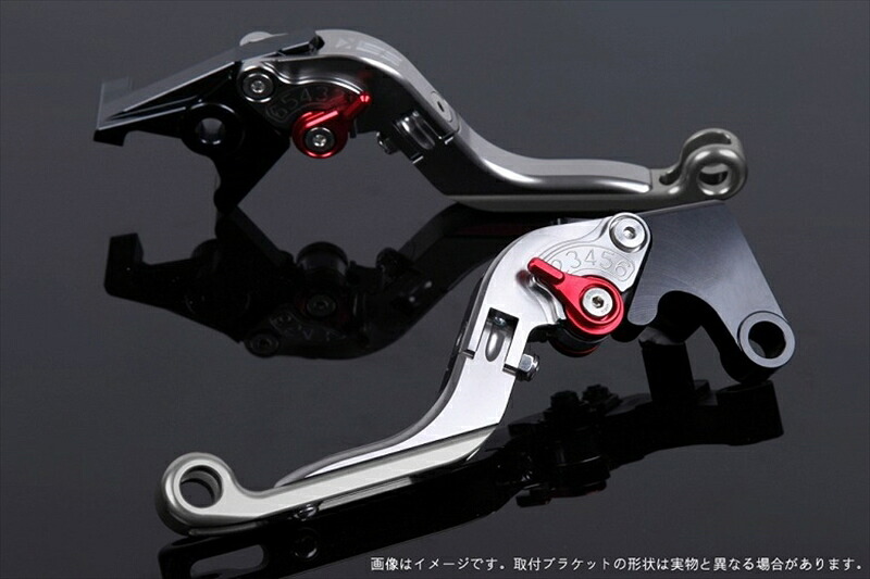 ハンドル エスエスケイ スピードラ アジャストレバー 可倒延長式 チタン/レッド/チタン Monster 821 HYPERMOTARD 821 DU0405769-RDTM 4589995546763 取寄品