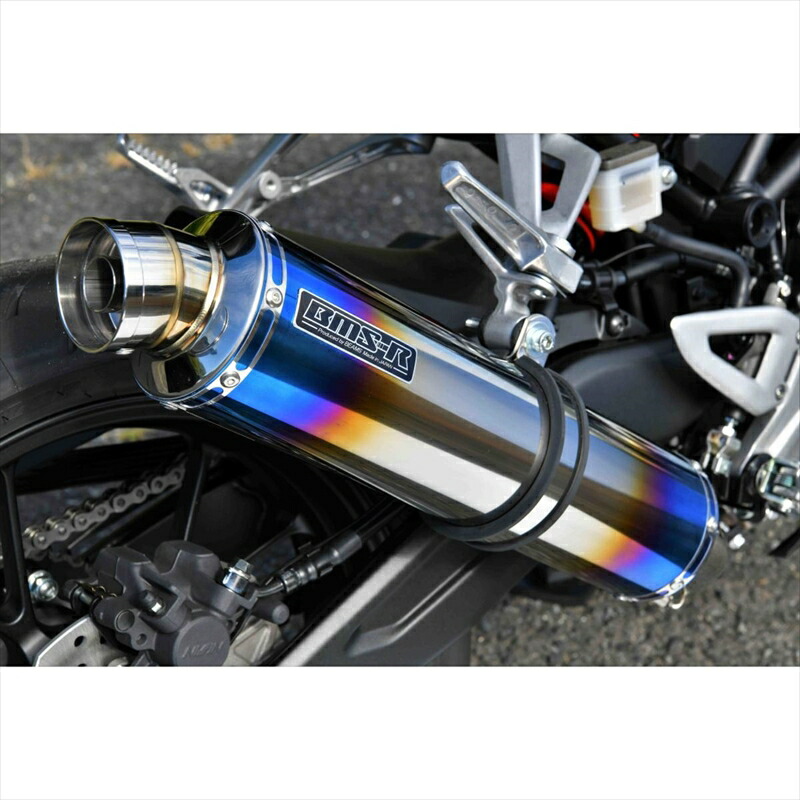 バイクパーツ マフラー ビームスモーターカンパニー R-EVO ヒートチタンサイレンサー G1007-53-P1J 4582285347217 CB250R 8BK-MC52