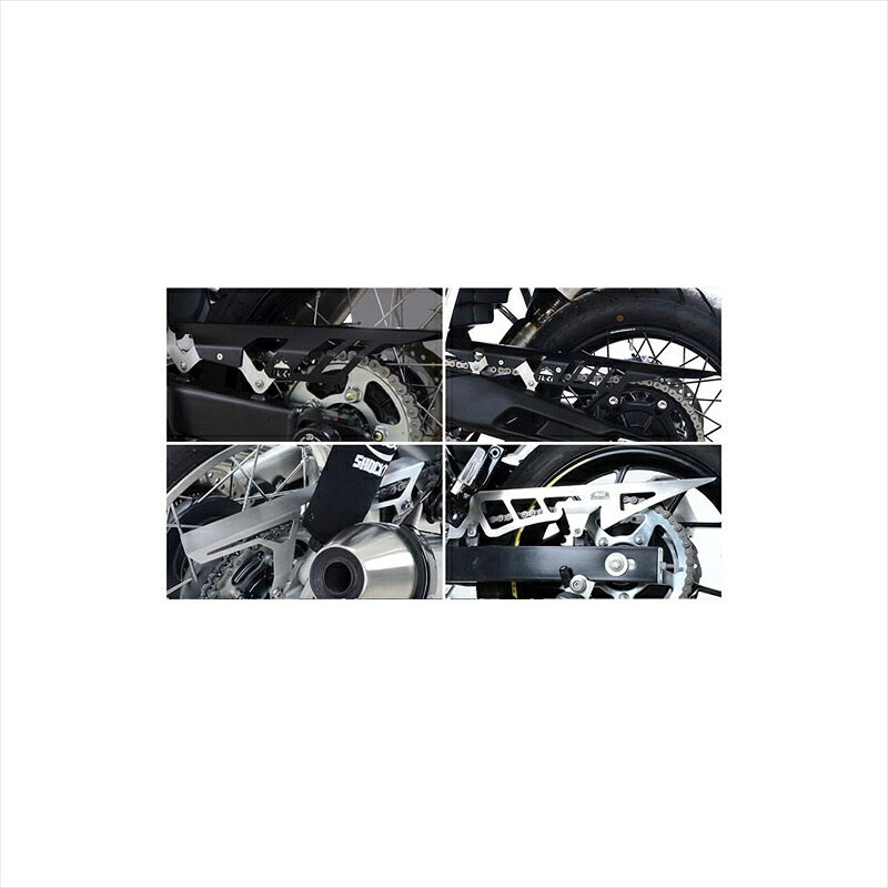 バイクパーツ 外装アールアンドジー Aluminium Chain Guard:BLACKRG-CG0030BK 4580779592761XL750 Transalp(23-)｜バイク用品はとやグループ2号店