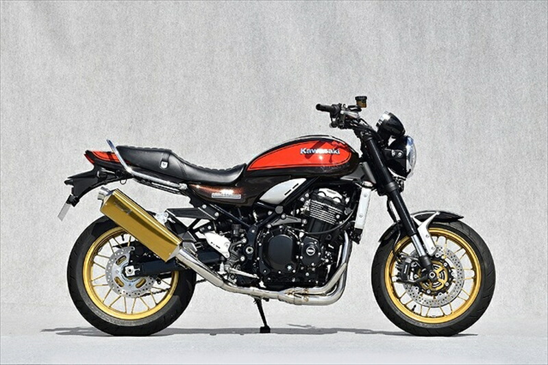 マフラー ヤマモトレーシング SPEC-A TI 4-2-1 UP TYPE-S ゴールド Z900RS レース専用 40905-21TSG 4521717301908 取寄品