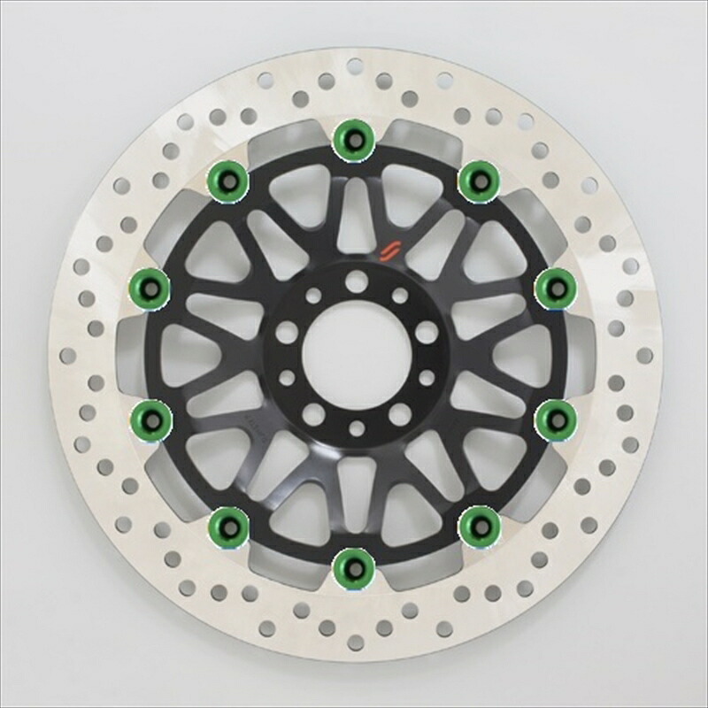 サンスター ブレーキ サンスター プレミアムR ホール GSX1100S刀(φ320) ピン:グリーン LM105W-GR 4589719029749 取寄品