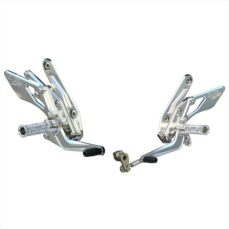 バイクパーツ ステップ オーヴァーレーシング バックステップ 4POS シルバー 51-73-02 4539770101731 ZEPHYR1100