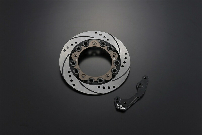 バイクパーツOVER RACING(オーバーレーシング) セミフローティング＆専用Fキャリパーサポート83-223-14SDB4539770124655｜バイク用品はとやグループ2号店