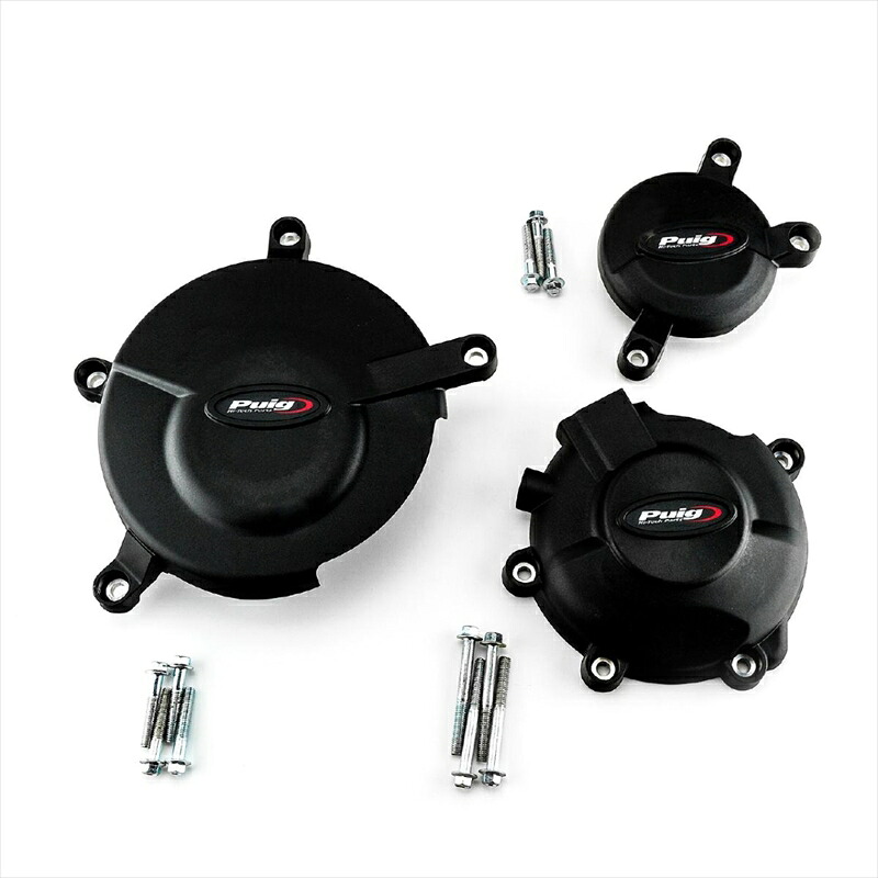 バイクパーツ プーチ エンジンケースカバー ブラック FIM承認タイプ 21515N 4571415047394 GSX-R600 11-16/GSX-R750 11-16