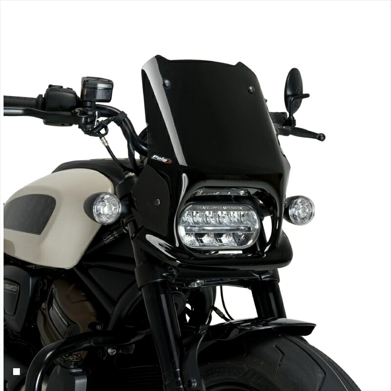 バイクパーツ 外装プーチ ニュージェネレーションNKスクリーン SPORT ブラック21321N 4571415048568HARLEY-D SPORTSTER S RH1250S 21-23|バイク用品はとやグループ2号店
