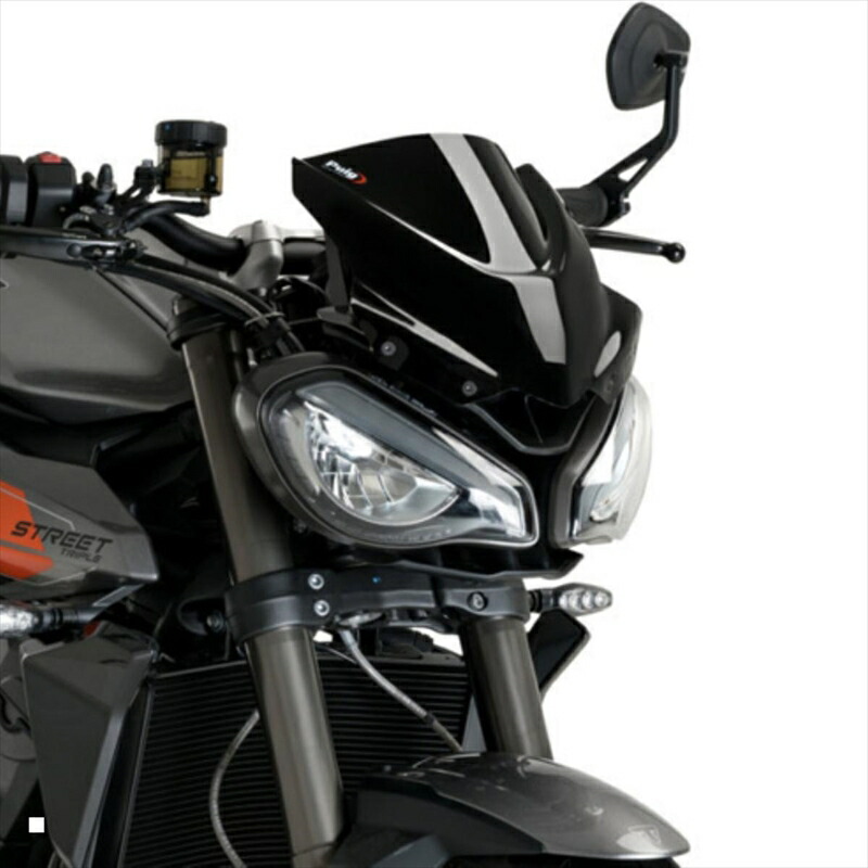 バイクパーツ 外装 プーチ ニュージェネレーションNK SPORT ブラック 21592N 4571414850018 STREET TRIPLE 765 RS 23-24/765 R 23-24