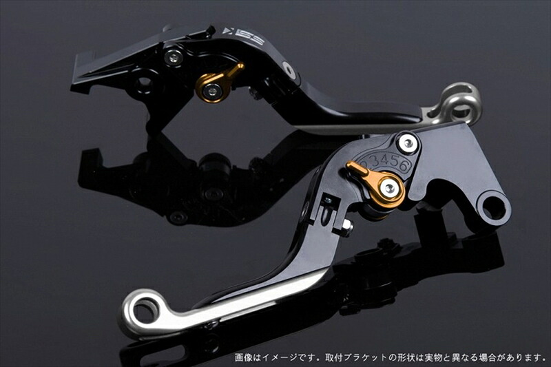 【5日前後で発送】 ハンドル エスエスケイ スピードラ アジャストレバー 可倒延長式 ブラック/ゴールド/シルバー CB650F RC83 CBR650F RC83 HO0406689-GDSR 4589995313785 取寄品｜バイク用品はとやグループ2号店