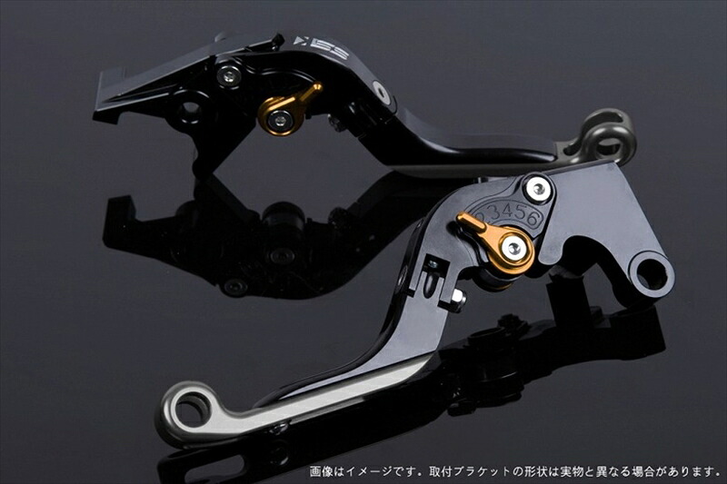【5日前後で発送】 ハンドル エスエスケイ スピードラ アジャストレバー 可倒延長式 ブラック/ゴールド/チタン CB650F RC83 CBR650F RC83 HO0406689-GDTM 4589995313822 取寄品