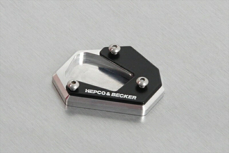 バイクパーツ HEPCO&BECKER(ヘプコアンドベッカー) サイドスタンド エンラージメント 42119546 00 91 4550646073501 NX400/500 24-25