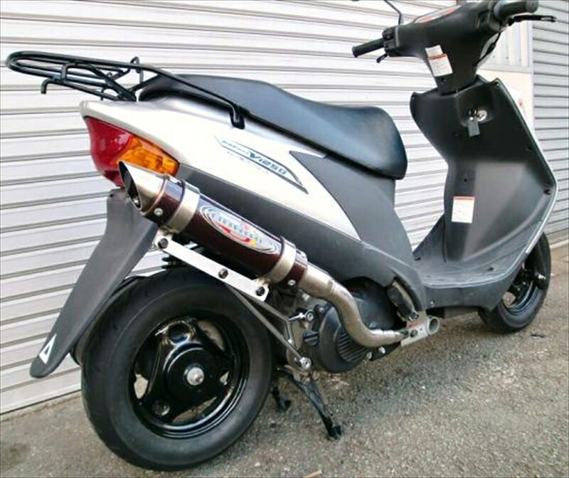 マフラー ベリアル ベリアル GPバージョンマフラーSR 黒カーボン アドレスV125 -K7 S08-20-01 4548664701636 取寄品|バイク用品はとやグループ2号店