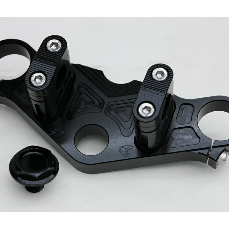 バイクパーツ K FACTORY(ケイファクトリー) トップブリッジ スーパーブラック 149XZBT015R 4582215509456