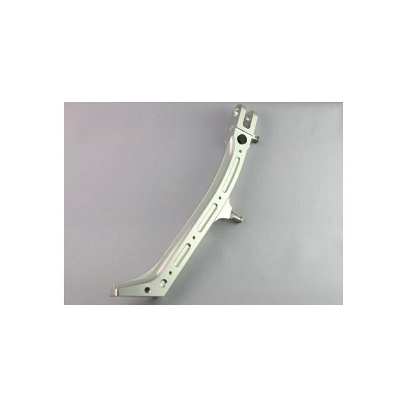 バイクパーツ 外装ケイファクトリー アルミサイドスタンド　シルバー152YZDJ003H 4582215512197｜バイク用品はとやグループ2号店
