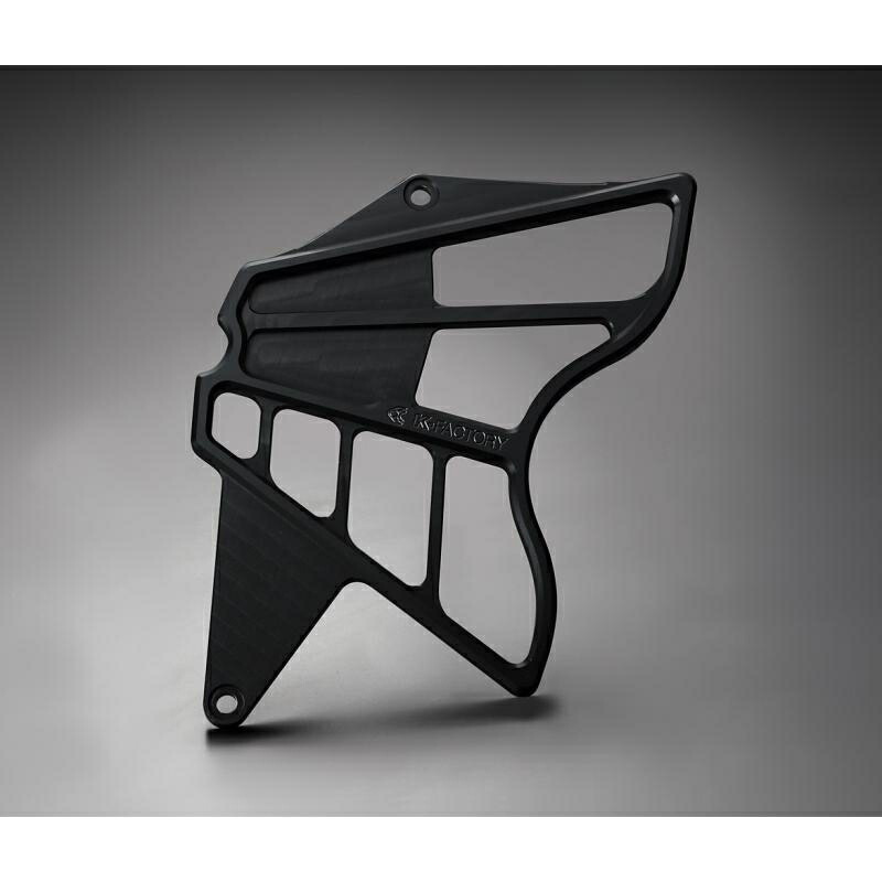 バイクパーツ ケイファクトリー フロントスプロケットカバー スーパーBLK 344FZAQ025R 4582215605608