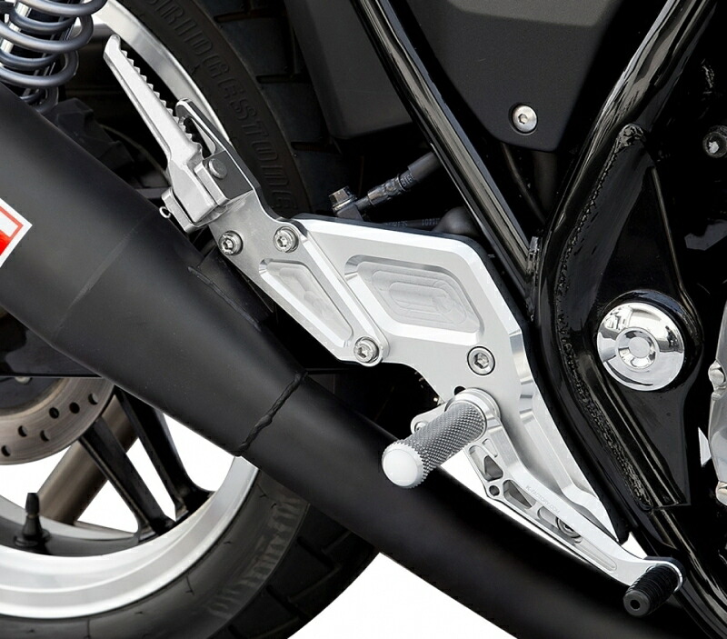 バイクパーツ K FACTORY(ケイファクトリー) ライディングステップ ベースP:メタSLV 063MZBR123N 4582215611265