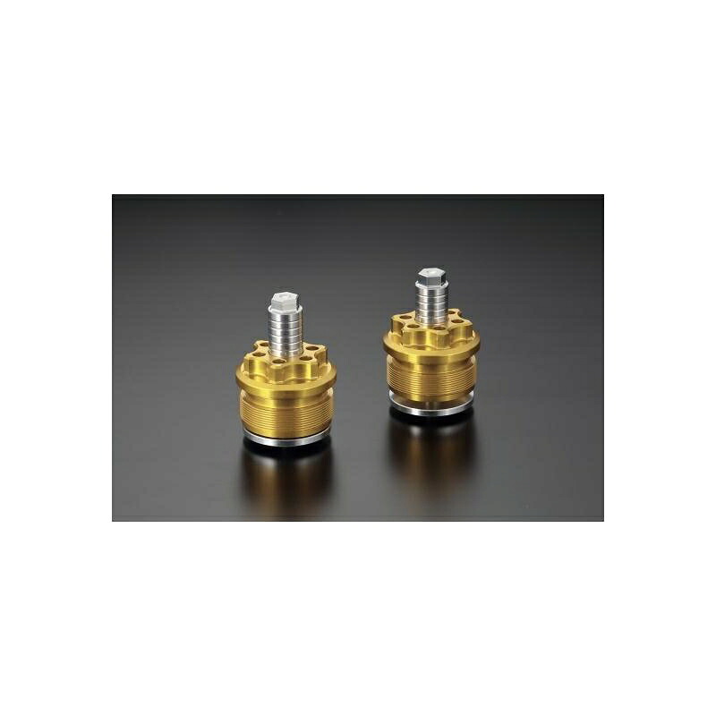 バイクパーツ ケイファクトリー Fフォークトップキャップ ステイゴールド 114XZDR0224 4582215612170