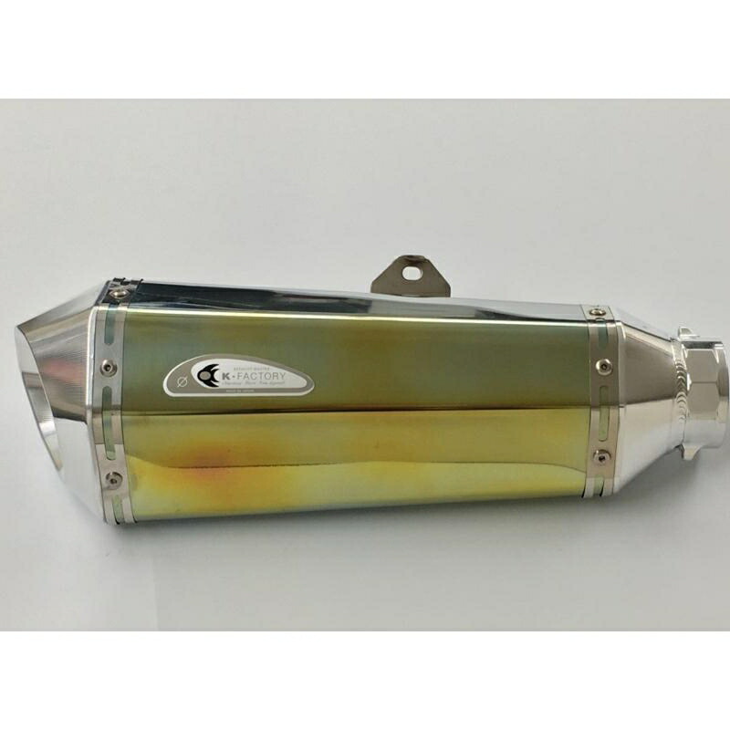 バイクパーツK FACTORY(ケイファクトリー) ヘキサゴンサイレンサー 000PZZZZWI00004582215618776内径φ50.8 汎用(差込口径:φ60.5)｜バイク用品はとやグループ2号店