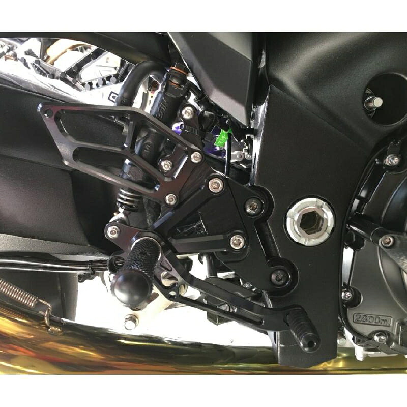 バイクパーツ ステップ ケイファクトリー ライディングステップ スーパーブラック 263MZBR141R 4582215620700