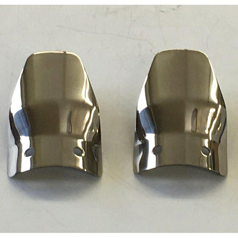 バイクパーツ 外装 ケイファクトリー フロントフォークガード チタン製/バフ仕様 000WZAC021L 4582215624647